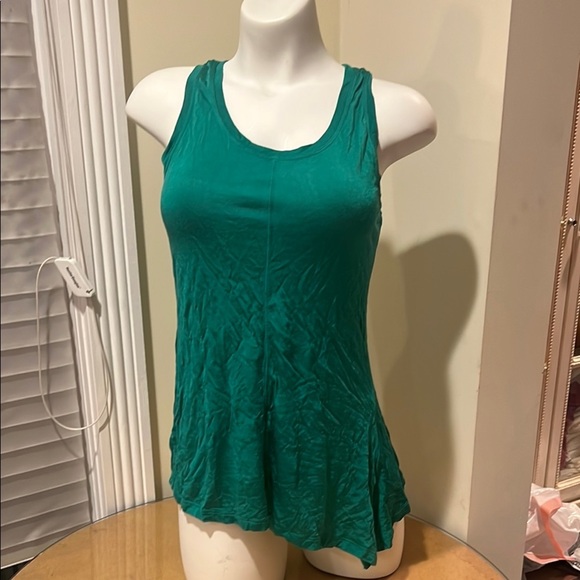 Armani Exchange Women's Green asymmetrical Sleeveless Top Size XS - Picture 1 of 11